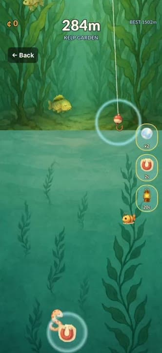 Whisker Depths: the offline fishing run